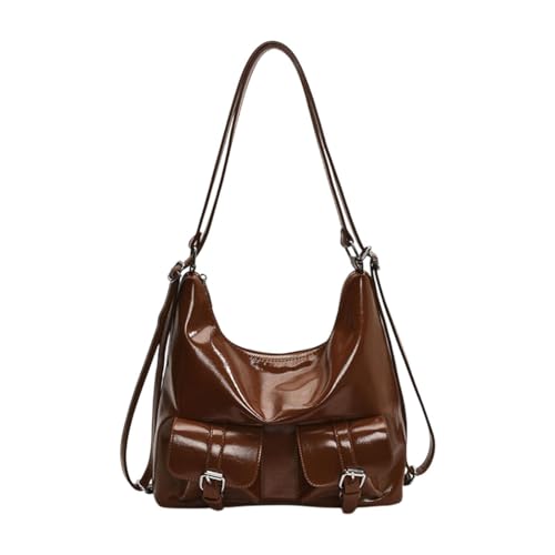 Colcolo Damen Umhängetasche Mehrere Taschen Arbeiten Taschen Tasche für Dating -Reise -Damen, Braun von Colcolo