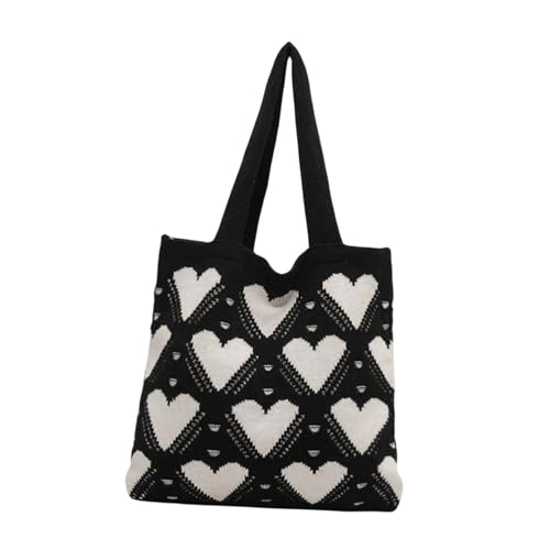 Colcolo Damen Umhängetasche Strand Reisetasche für Sommer Arbeit Outdoor Party Freizeit, Schwarz von Colcolo