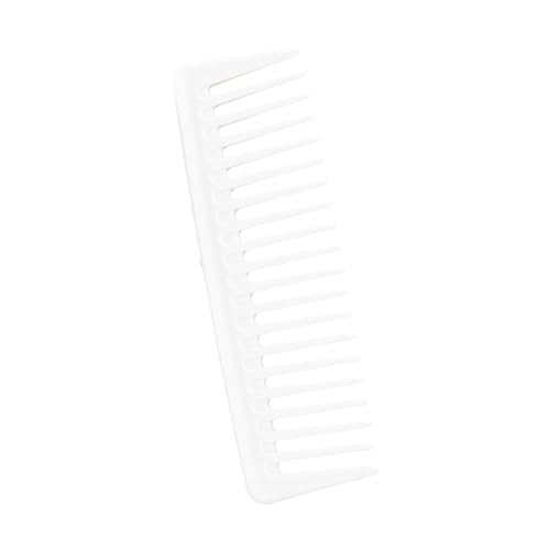 Colcolo Friseurkamm, Shampoo-Duschkamm, Haarentwirrungskamm für Frauen, nasses Haar, lockiges, glattes Haar, Weiß von Colcolo