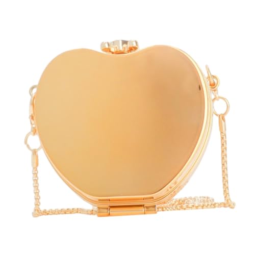 Colcolo Geldbörse Mini Satchel Women Brieftasche für Freizeit im Freien Alltag, Gold Apfel von Colcolo