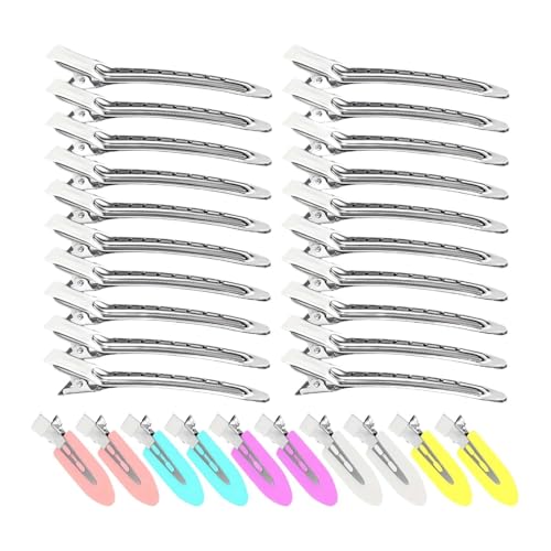Colcolo Haarklammern für Frauen Keine Biegung Clips Styling -Abschnitte Clips Modedekoration Legierung Alligator Clips für dickes Haar dünnes Haar von Colcolo