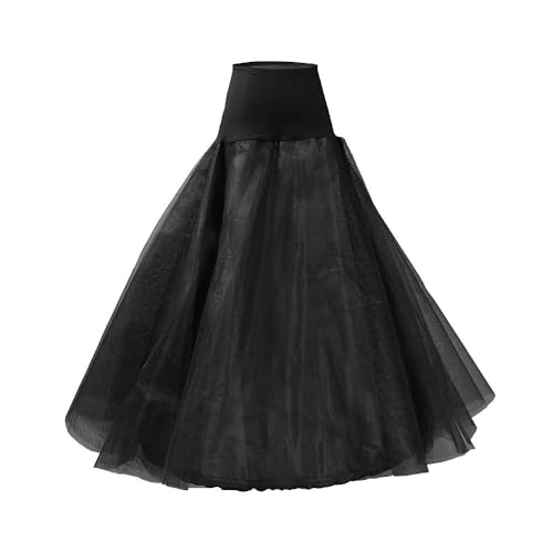 Colcolo Hochzeitskleid-Petticoat, Hochzeits-Petticoat-Rock, einzelner Reifen, bodenlang für Damen, Unterrock, Krinoline für Ballkleid-Party von Colcolo