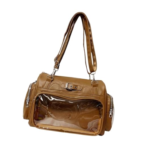 Colcolo Ita Tasche Klarsichtfenster Geldbörse Pin Display für Cosplay Anime Display Halloween Party, Khaki von Colcolo