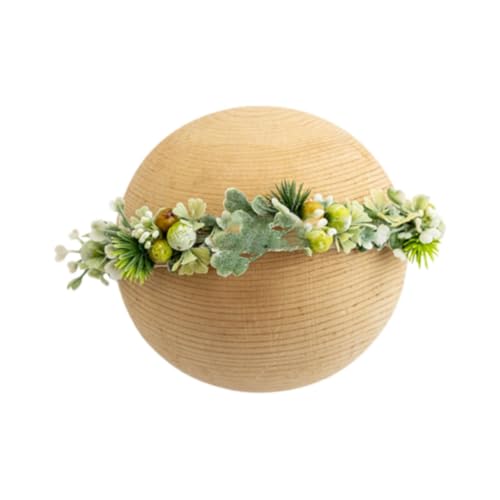 Colcolo Neugeborene Blumenstirnband 0-6 Monate, Kopfstück weich verstellbare Fotografie Haarband Blumenkrone für Kinder Kinder Kinder Säuglinge, Style E von Colcolo