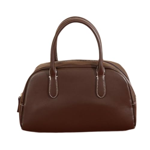 Colcolo PU Damen Schultertasche Top Griff Handtasche Büro Damen Schulter Geldbörse, Kaffee von Colcolo