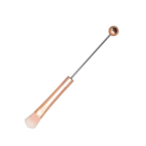 Colcolo Perlenförmiger Make-up-Pinsel, Metallrohr, bequeme DIY-Kosmetikpinsel mit weicher Kunstfaser für Bestie, Schwester, Sie, Lidschatten Pinsel von Colcolo