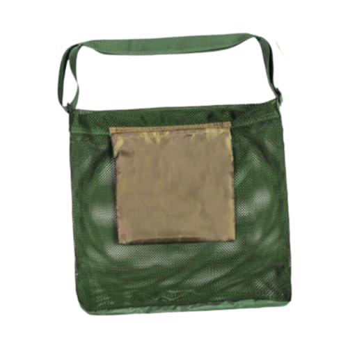 Colcolo Pilz-Futtertasche, Ernte-Umhängetasche, tragbare Ernte-Organizer, Netz-Netztasche für Reisen, Bauern, Camping, GrÜn von Colcolo