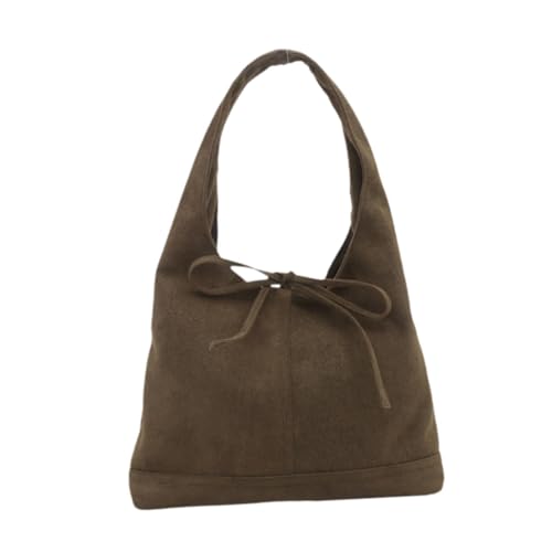 Colcolo Reisetasche Leichte Frauen Wildleder -Umhängetasche zum Sommergeburtstag im Freien, GrÜn von Colcolo