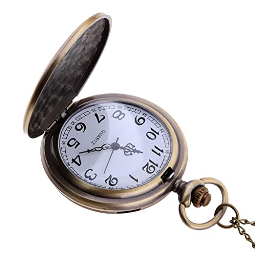 Colcolo Retro Vintage Steampunk Taschenuhr Halskette Anhänger Geschenk von Colcolo