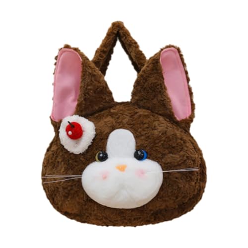 Colcolo Rucksack mit Katze Design Und Großem Kopf, 40 X 35 cm, für Den Alltag, Kaffee von Colcolo