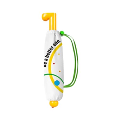 Colcolo Sun Regenschirm für Männer Frauen wasserdichte ultraleichte kompakte Rippen Regen Regenschirm Parasol für Outdoor -Reise, Gelb von Colcolo