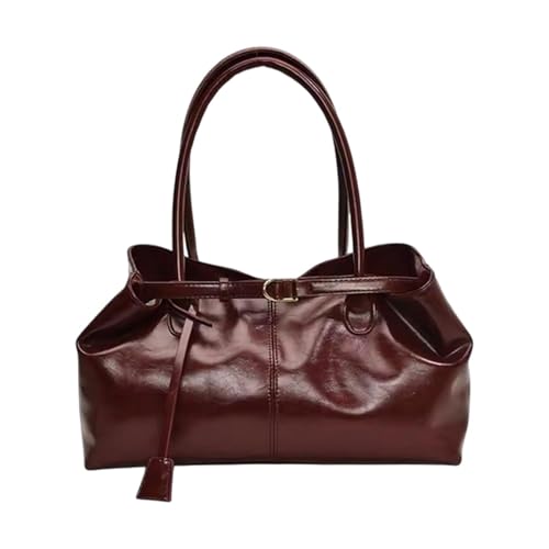 Colcolo Umhängetasche, Modische, Tragbare Handtasche für Frauen Und Mädchen, Einkauf, Rot von Colcolo