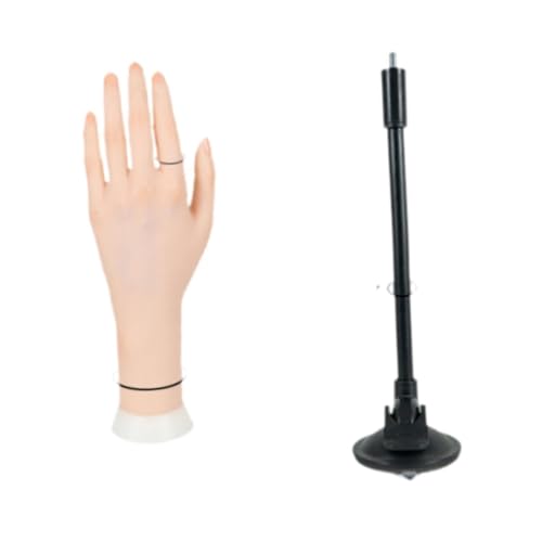 Colcolo Weiblicher Schaufensterpuppen-Handschmuck-Organizer, Übungsmodell für Anfänger, Handmodell-Schmuckhand-Displayhalter für Armband-Shop, Linke Hand von Colcolo
