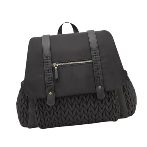 Colcolo Windel Rucksack Verstellbarer Schultergurt Dauerhaftigkeit Windel Wechseln, Schwarz von Colcolo