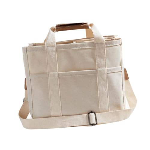 Colcolo Women Tote Bag Canvas mit Taschen Casual Crossbody für Dating Strand Pendeln von Colcolo
