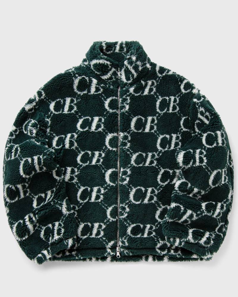 Cole Buxton CB MONOGRAM FLEECE men Fleece Jackets green in Größe:L von Cole Buxton