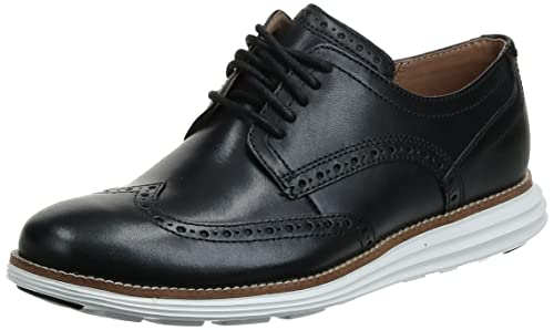 COZ7W|#Cole Haan Herren Original Grand Wingtip Oxfords Schnürhalbschuhe, Schwarz (Black Leather/White Black/White), 41 EU von Cole Haan