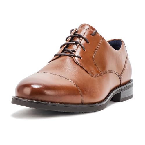 Cole Haan Bedford Herren Oxford Zehenkappe, British Tan/Java, 43.5 EU von Cole Haan
