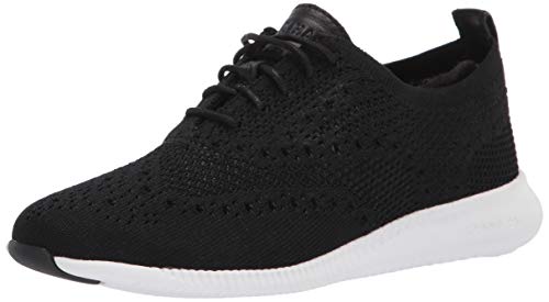 Cole Haan Damen 2.Zerogrand Stitchlite Oxfords, Schwarz (Black Knit/Optic White Black Knit/Opt Wht), 37 EU von Cole Haan