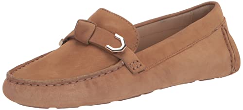 Cole Haan Damen Evelyn Bow Driver Fahrer-Slipper, Birke Beige Nubuck (Akuya), 38.5 EU von Cole Haan