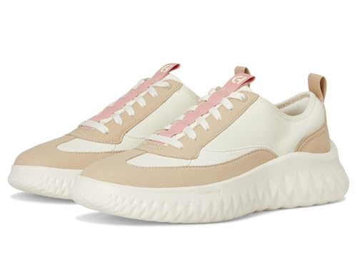 Cole Haan Damen Generation Zerogrand 2 T-Toe Sneaker, Elfenbein/Sesam/Zephr, 6.5 Wide von Cole Haan