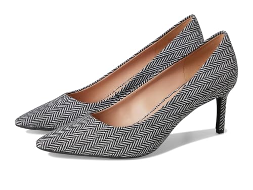 Cole Haan Damen Go-to Janey Pumps, Wht/Bk Fischgrätenmuster, 41 EU von Cole Haan