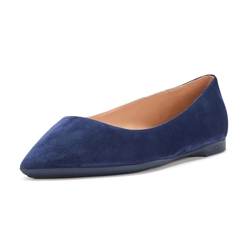 Cole Haan Damen Grand Ambition 2.0 Angelina Ballerinas Loafer, Midnight Moon Suede, 37.5 EU von Cole Haan
