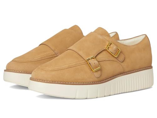 Cole Haan Damen Grand City Platform Monk Strap Oxford, Biscuit Suede/Ivory, 41 EU Cole Haan Damen Grand City Platform Monk Strap Oxford, Biscuit Suede/Ivory, 41 EU von Cole Haan