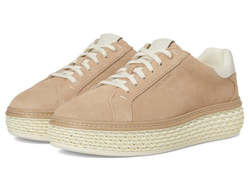 Cole Haan Damen Grandpro Court Skyweave Sneakers Sneaker, Toskanischer Sand/Elfenbein, 37 EU von Cole Haan