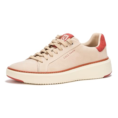 Cole Haan Damen Grandpro Topspin Golf Sneaker, Light Sesame Nubuck Cinn, 42.5 EU Weit von Cole Haan