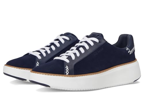 Cole Haan Damen Shoes-Grandpro Topspin Lightweight Sneaker, Mdnght Moon SDE, 38.5 EU von Cole Haan