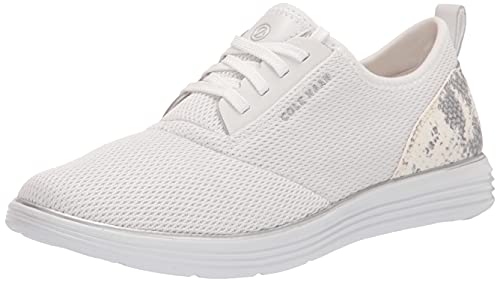 Cole Haan Damen Grandsport Journey Sneaker, Optic White Knit/Chalk Python Print Leder, 41.5 EU Cole Haan Damen Grandsport Journey Sneaker, Optic White Knit/Chalk Python Print Leder, 41.5 EU von Cole Haan