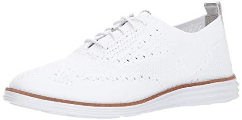 Cole Haan Damen Originalgrand Stitchlite Wingtip Oxford, Optik Weiß Strick/Optik Weiß, 40 EU von Cole Haan