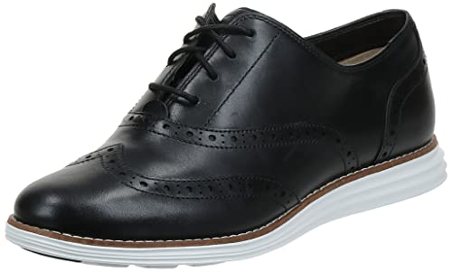 Cole Haan Damen Originalgrand Wingtip Oxford, Schwarz/Optisches Weiss, 36 EU von Cole Haan