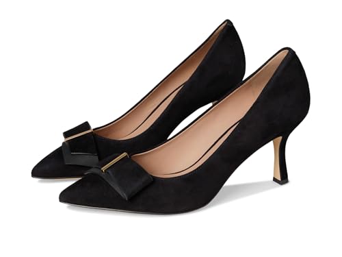 Cole Haan Damen Shoes-75mm High Heel Felicia Bow Pumps, Schwarzes Wildleder, 42 EU von Cole Haan