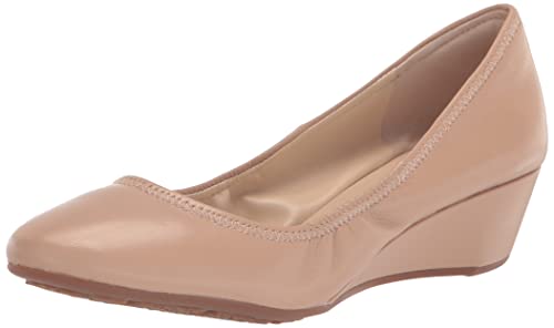 Cole Haan Damen Sloane Wedge Pumps, Nude Leder, 39.5 EU von Cole Haan