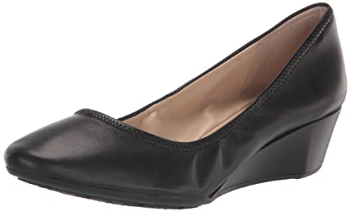 Cole Haan Damen Sloane Wedge Pumps, Schwarz Leder, 40 EU von Cole Haan