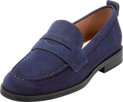 Cole Haan Damen Stassi Penny Loafers Flacher Slipper, Midnight Moon Suede, 35.5 EU Weit Cole Haan Damen Stassi Penny Loafers Flacher Slipper, Midnight Moon Suede, 35.5 EU Weit von Cole Haan