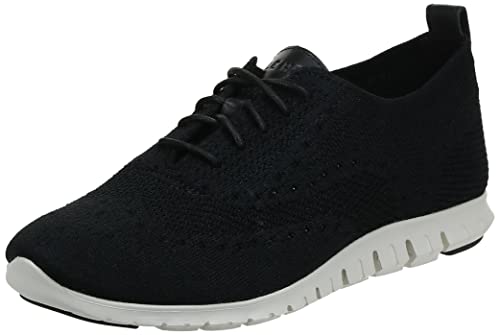 Cole Haan Damen Stitchlite Oxford, Schwarz Blk Knt Lthr Iv Blk Knt Lthr Iv, 40.5 EU von Cole Haan