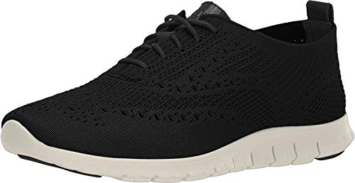 Cole Haan Damen Zerogrand Stitchlite Oxfords, Schwarz (Blk KNT/Lthr/Iv Blk KNT/Lthr/Iv), 41 EU von Cole Haan