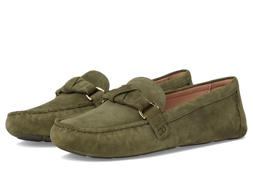 Cole Haan Emmie Knot Drivers Driving Style Loafer für Damen, Olive Night Sde, 42 EU von Cole Haan