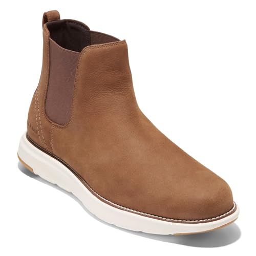 Cole Haan Grand Atlantic Chelsea Boot für Herren, Earthen/Ivory Wr, 46 EU von Cole Haan