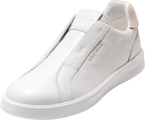 Cole Haan Grand Crosscourt Luxe Damen-Sneaker zum Reinschlüpfen, Wht/Lt Sesame Sde, 39.5 EU von Cole Haan