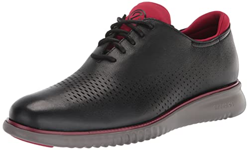 Cole Haan Herren 2. Zerogrand Laser Wingtip Lined Oxford, Black Rio Red Charcoal, 41 EU von Cole Haan