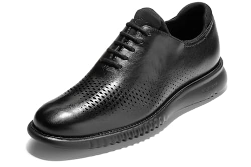 Cole Haan Herren 2. Zerogrand Laser Wingtip Oxford, Schwarzes Leder, 42 EU Weit von Cole Haan