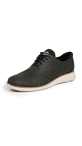 Cole Haan Herren 2.Zerogrand Laser Wingtip gefüttert Oxford, Schwarz Nubuk/Grau, 44 EU von Cole Haan