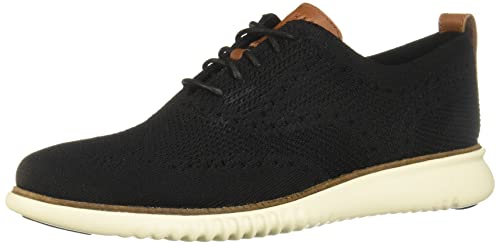 Cole Haan Herren 2.Zerogrand Stitchlite Oxfords, Schwarz (Black/Ivory Black/Ivory), 44 EU von Cole Haan