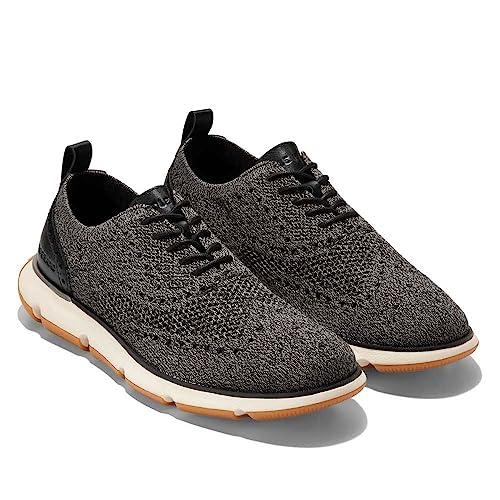 Cole Haan Herren 4. Zerogrand Stitchlite Oxford Sneaker, Black Twisted Knit, 43 EU von Cole Haan