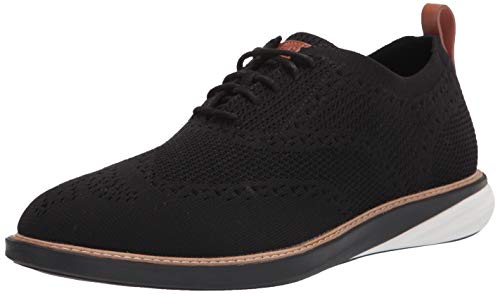 Cole Haan Herren Black Knit Oxford, Schwarz gestrickt, 40.5 EU von Cole Haan