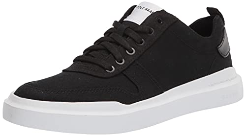 Cole Haan Herren GP RLY Canvs CRT SNK:Black Canvas/Optic Sneaker, Black, 40.5 EU von Cole Haan